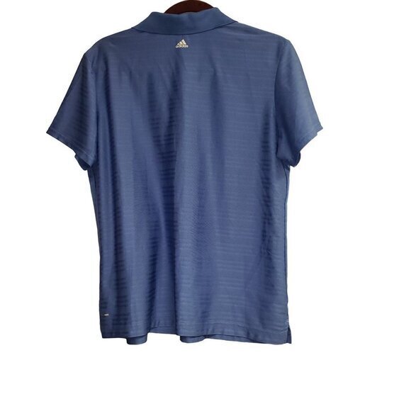 Adidas Climacool Golf Polo Shirt Blue Womens Size‎ XL Pre-Owned - Picture 12 of 13